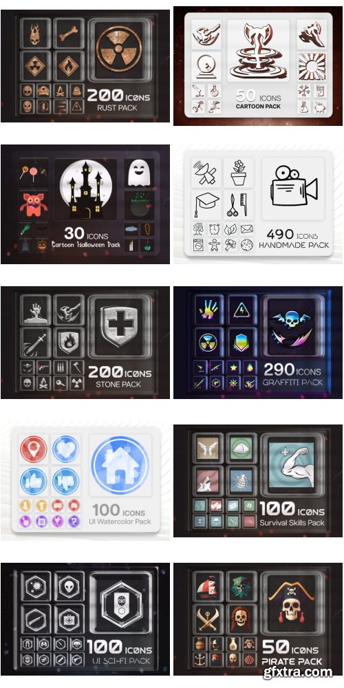 Eldamar Studio - 5000 Game Dev Icons Mega Bundle