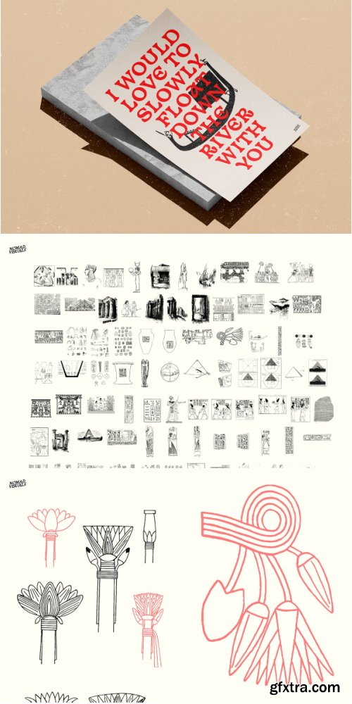 CreativeMarket - Ancient Egypt - 1940+ Bundle - 6704870