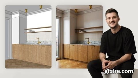 Udemy - AI Visualization Course - FLUX Kontext in Architecture