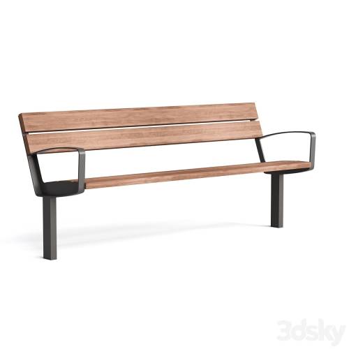 '3dsky Pro - Mmcite Intervera LVR156 LVR157 outdoor park benches'