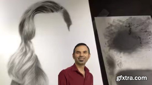 Udemy - Hyperrealistic Hair Drawing: Pencil, Brush& Eraser Technique