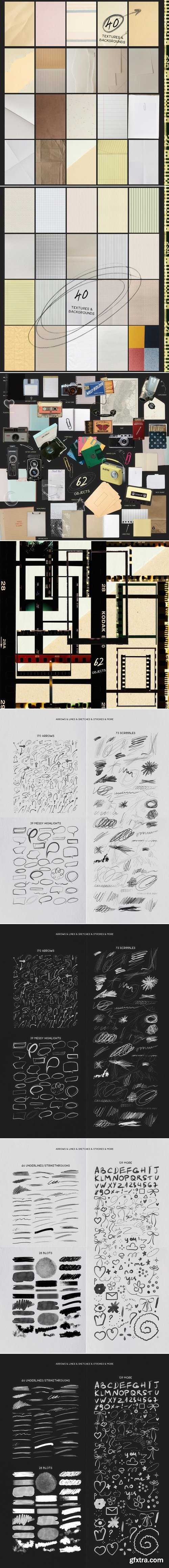 CreativeMarket - Chaos. Scribbles, Objects & Papers 291418560 CreativeMarket - Chaos. Scribbles, Objects & Papers 291418560