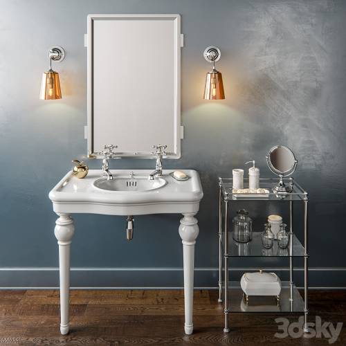 '3dsky Pro - Drummonds - The Single China Windermere Vanity Basin' '3dsky Pro - Drummonds - The Single China Windermere Vanity Basin'