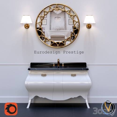 '3dsky Pro - A set of furniture for a bathroom Comp.n.3 Eurodesign Prestige' '3dsky Pro - A set of furniture for a bathroom Comp.n.3 Eurodesign Prestige'