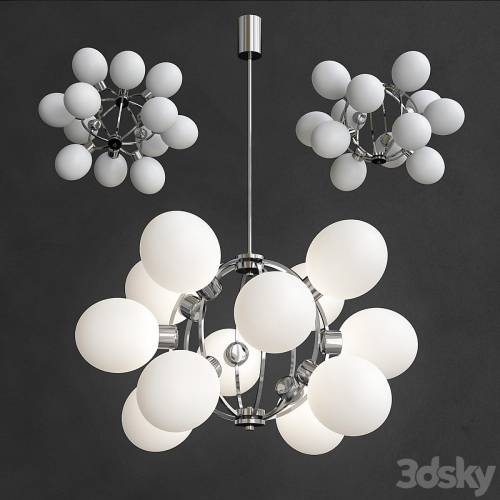 '3dsky Pro - Space Age Sputnik Lamp 12' '3dsky Pro - Space Age Sputnik Lamp 12'