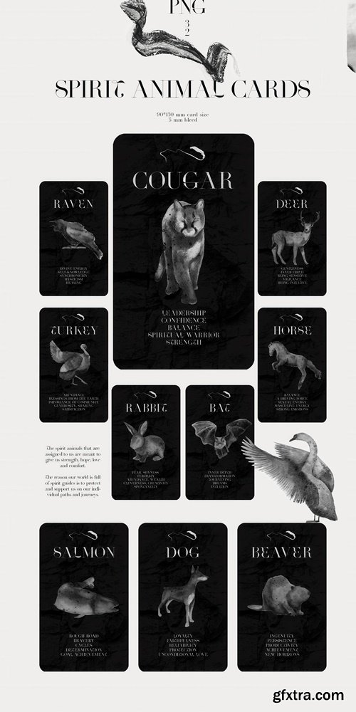 CreativeMarket - Spirit animals. Oracle cards 5874936