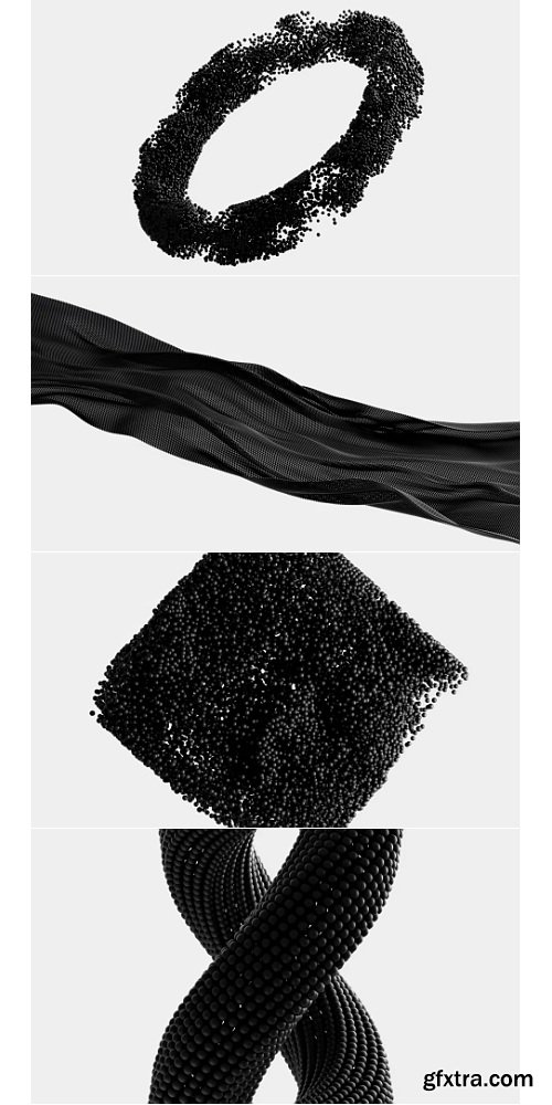 Wannathis - Particles 3d animation set