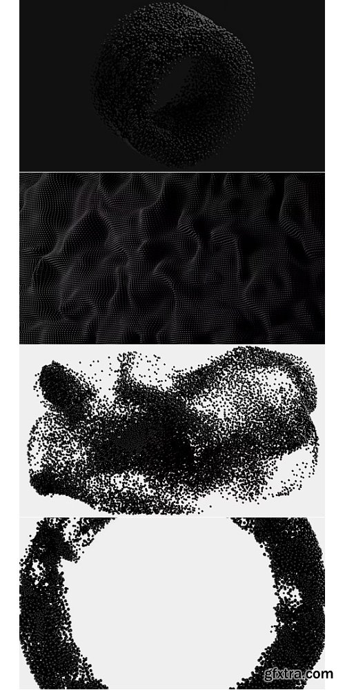 Wannathis - Particles 3d animation set