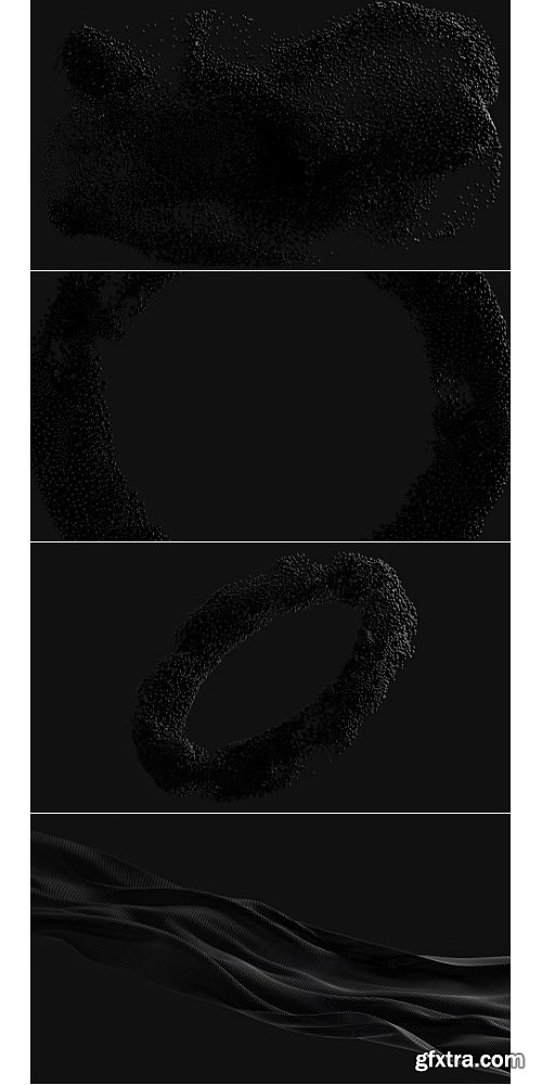 Wannathis - Particles 3d animation set