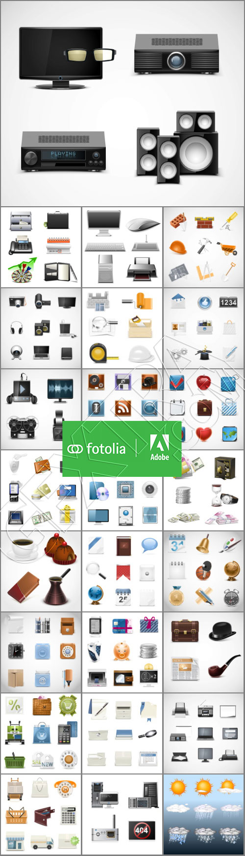 3D Icon Collection #2, 25xEPS