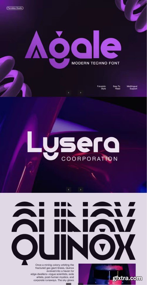 Agale - Technology Font