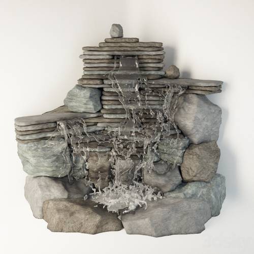 '3dsky Pro - Decorative waterfall' '3dsky Pro - Decorative waterfall'