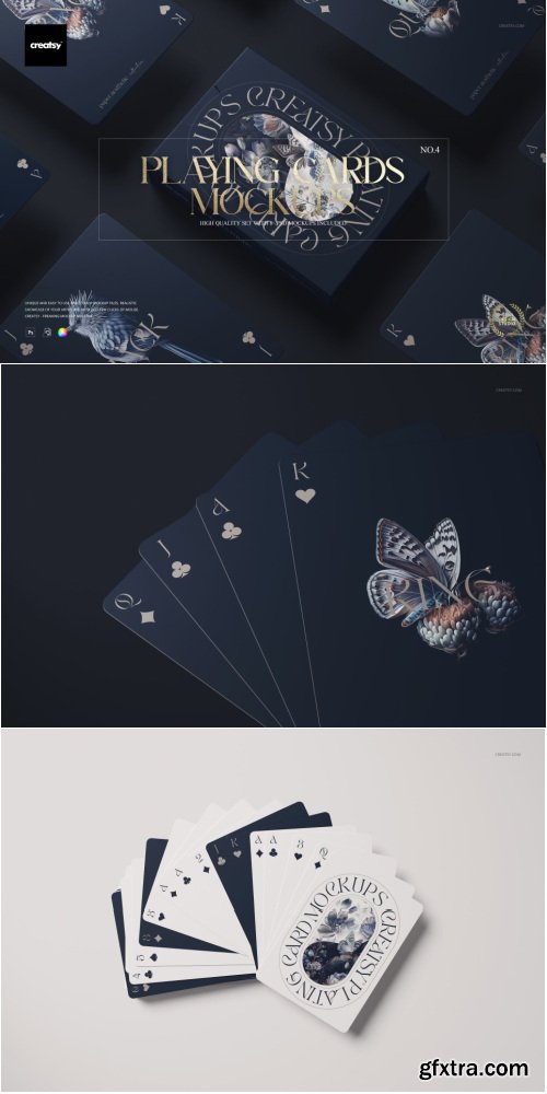 Creatsy - Playing Cards Mockup Set v.4 - 1126244693