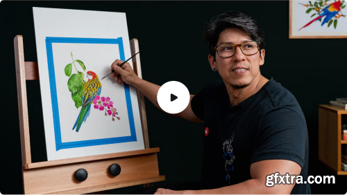 Domestika - Watercolor Painting: Naturalistic Birds and Wildlife Art Domestika - Watercolor Painting: Naturalistic Birds and Wildlife Art