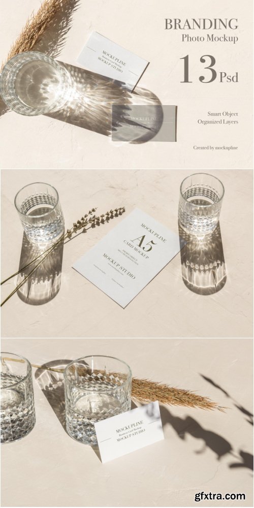 CreativeMarket - Branding Card visit & A5 Mockup - 6981858