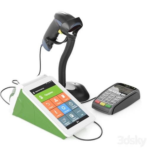 '3dsky Pro - POS terminal Evotor 7' '3dsky Pro - POS terminal Evotor 7'
