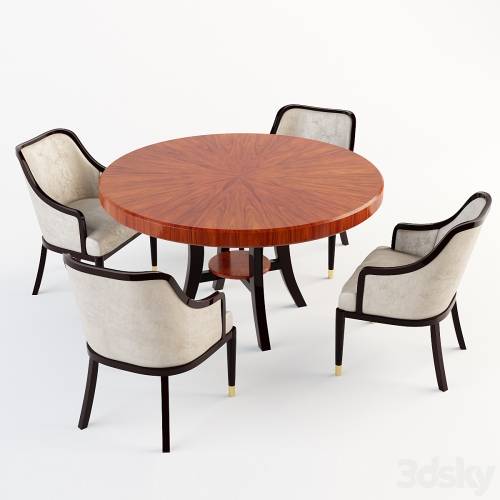 '3dsky Pro - Jonathan Charles - Table and Chair' '3dsky Pro - Jonathan Charles - Table and Chair'