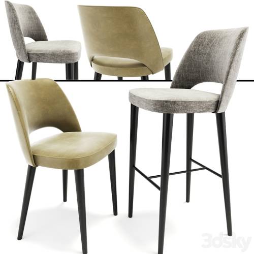 '3dsky Pro - Astor Dining Chair And Bar Stool'