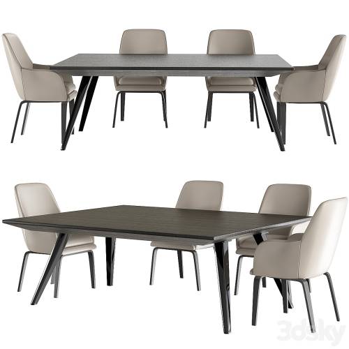 '3dsky Pro - Tavolo Evans Minotti'