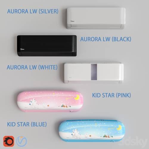 '3dsky Pro - Air Conditioners Midea - Aurora and Kids Star'