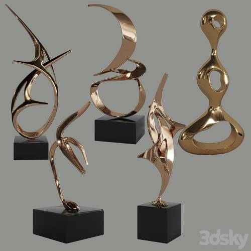 '3dsky Pro - Sculptures decor set by Tom Bennett & Charles Westgarth'