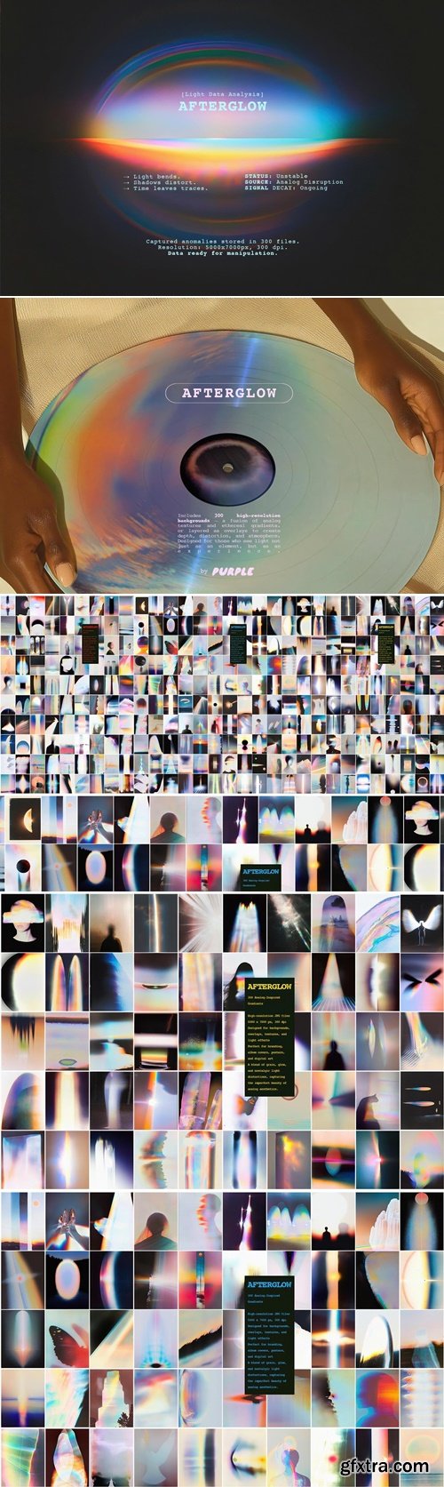 CreativeMarket - AFTERGLOW: Faded Light Textures 290951081