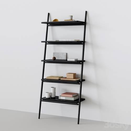 '3dsky Pro - Folk ladder shelving by norm architects'