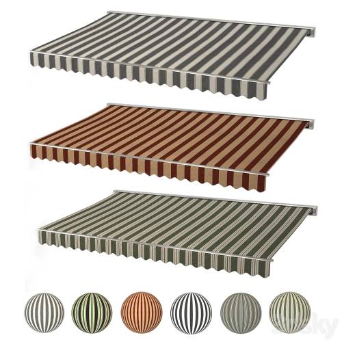 '3dsky Pro - Awning set kitbash vol.04'