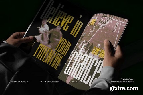 CreativeMarket - Clampdown Ultra Condensed Sans