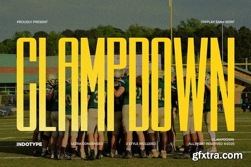 CreativeMarket - Clampdown Ultra Condensed Sans