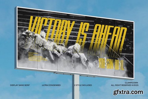 CreativeMarket - Clampdown Ultra Condensed Sans