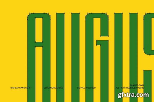 CreativeMarket - Clampdown Ultra Condensed Sans