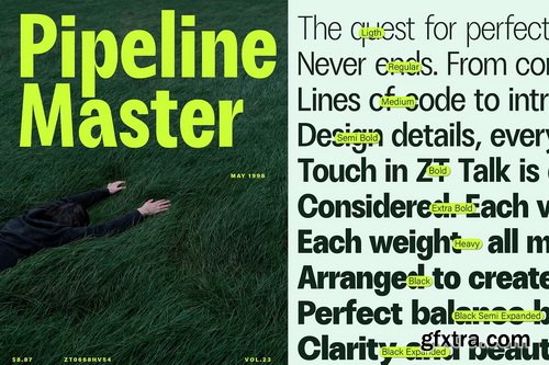 CreativeMarket - ZT Talk Sans - 80 Font