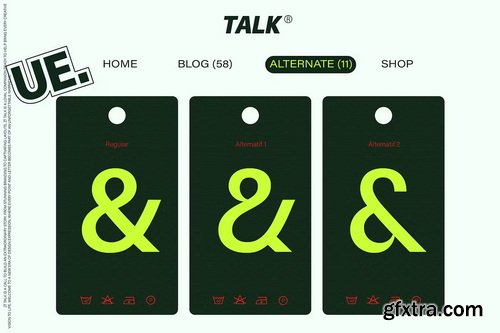 CreativeMarket - ZT Talk Sans - 80 Font