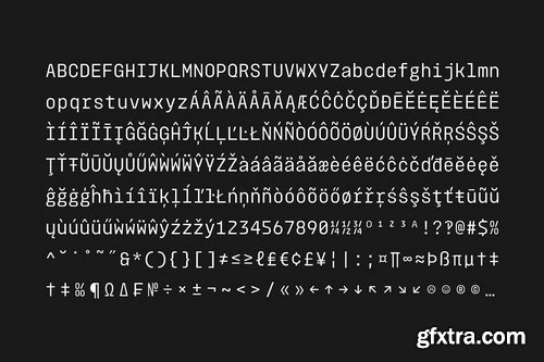 CreativeMarket - Monoblock Font