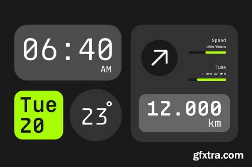 CreativeMarket - Monoblock Font