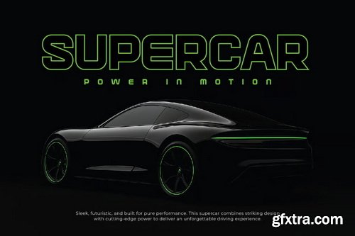 Geof Futuristic Tech Display Font