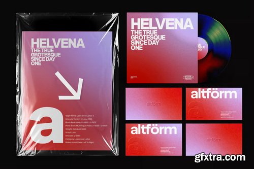 Helvena Grotesk Modern Bold Brand Identity Font