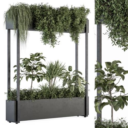 '3dsky Pro - indoor Plant Set 258 - Plant Box Stand'