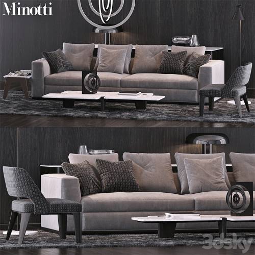 '3dsky Pro - Minotti Set 11' '3dsky Pro - Minotti Set 11'