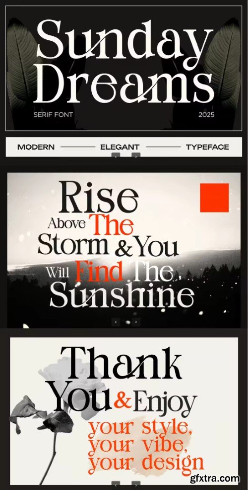 Creativemarket - Sunday Dreams Serif Font
