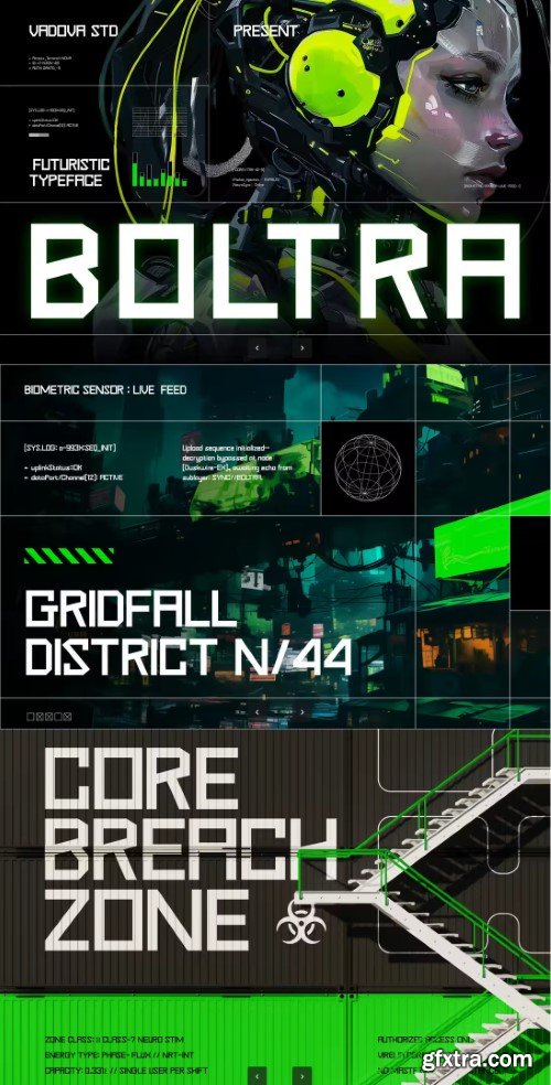 Boltra Futuristic Font