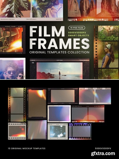 Pixelbuddha - Film Frames Mockup Collection 5630