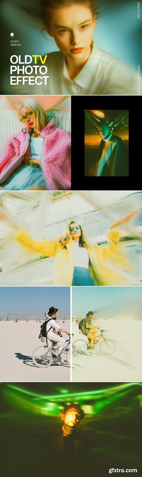 CreativeMarket - Old Tv Photo Effect 291717361