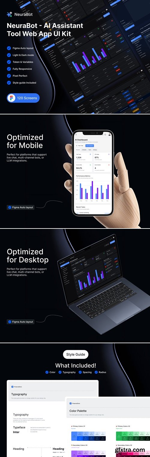 NeuraBot AI Assistant Tool Web App UI Kit