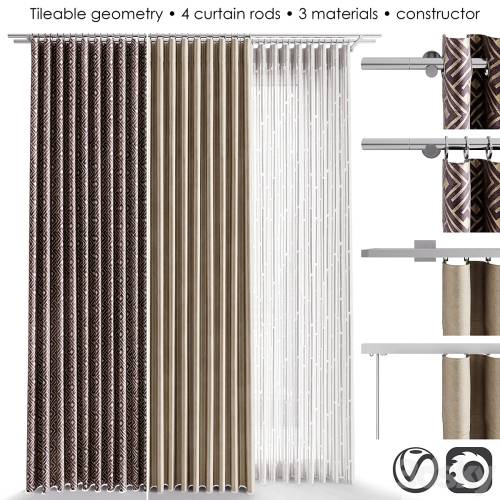 '3dsky Pro - Medium Curtain Constructor'