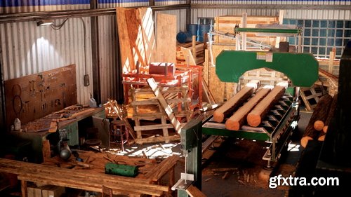 Fab - Woodworking Workshop Environment / Woodworking Craftman Craft Interior Carpenter