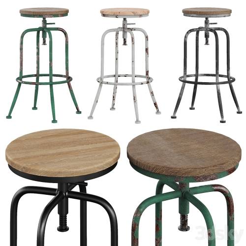 '3dsky Pro - Wayfair Grundy Swivel Bar Stool'