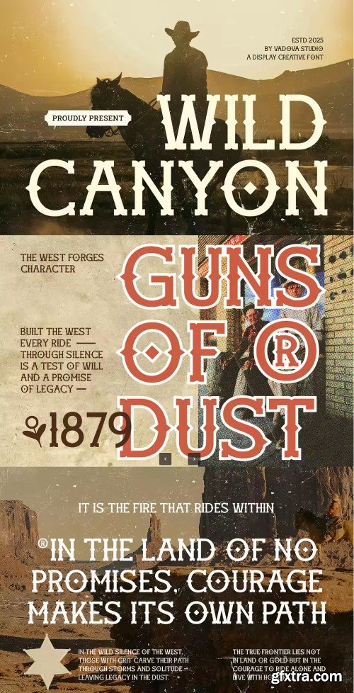 Wild Canyon Creative Font