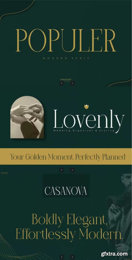 Populer - Modern Classy Font